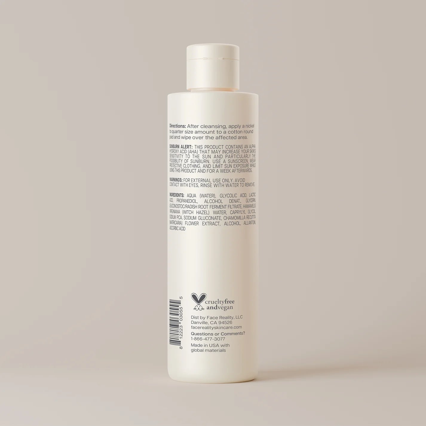 Glycolic-lactic toner